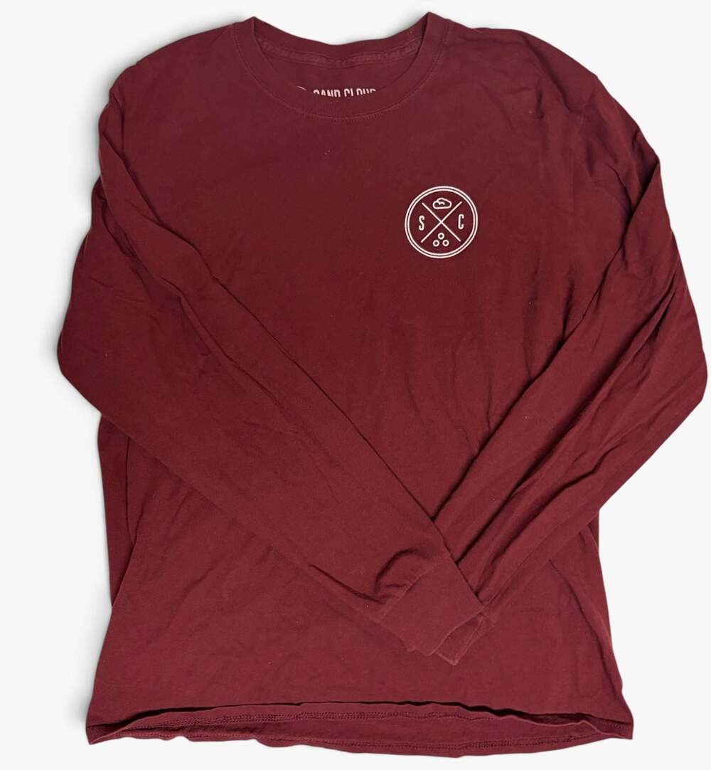 Sand Cloud Maroon Long Sleeve